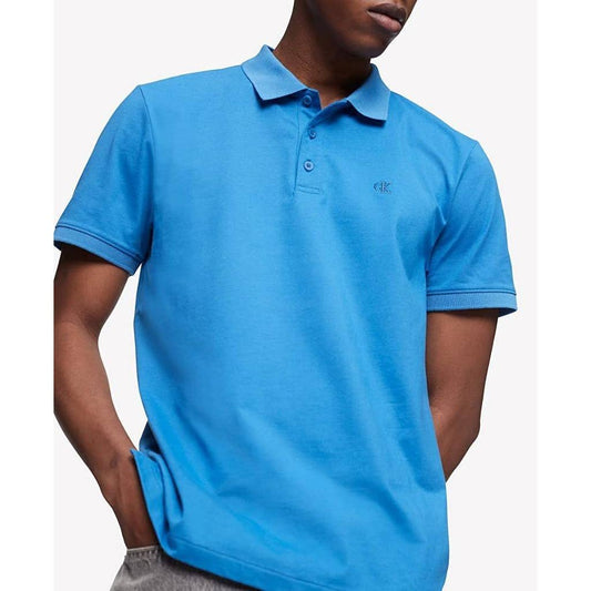 Calvin Klein Men's Regular Fit Palace Blue Polo Shirt, Size XXL, NWT!