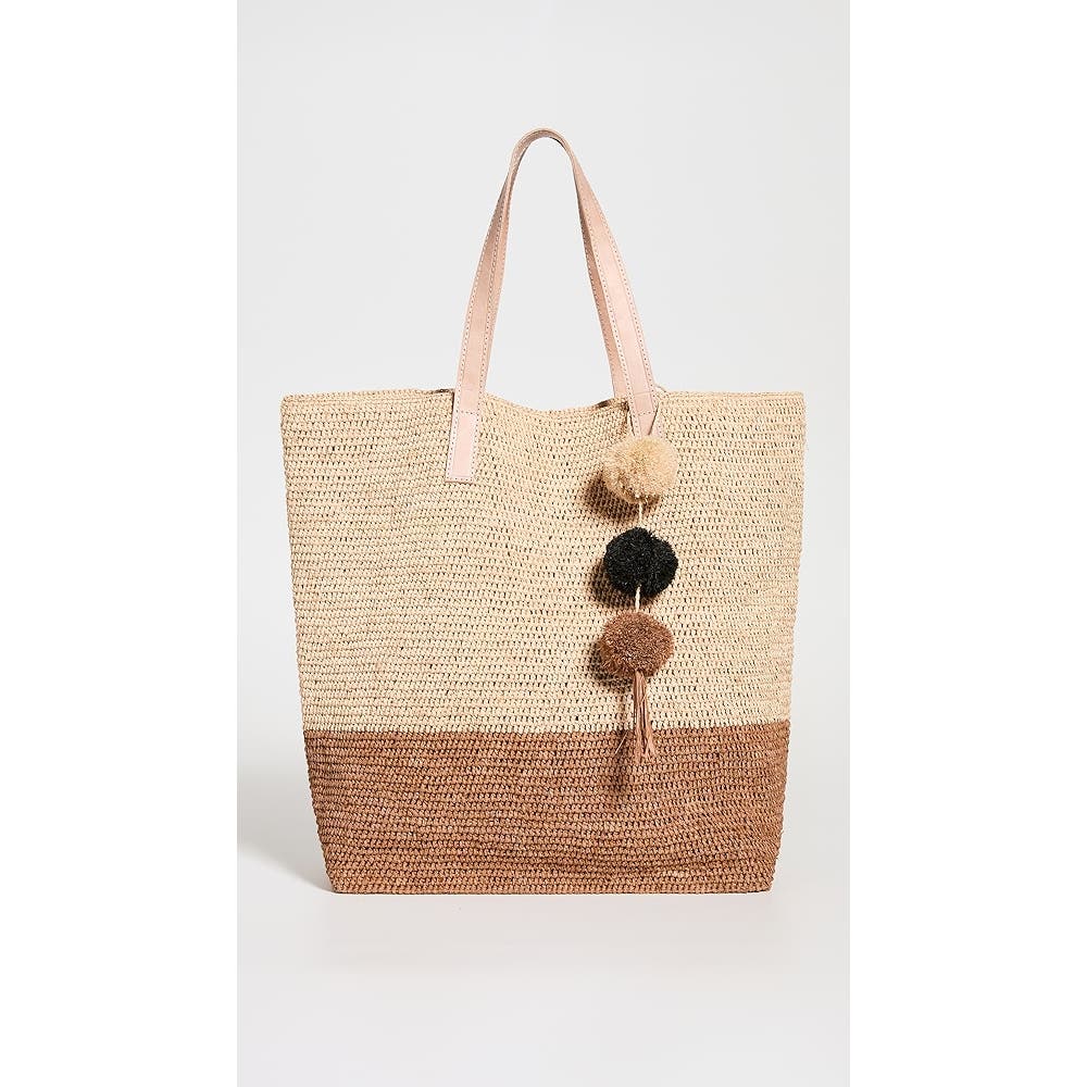 Mar Y Sol Montauk Crochet Carryall in Sand Natural