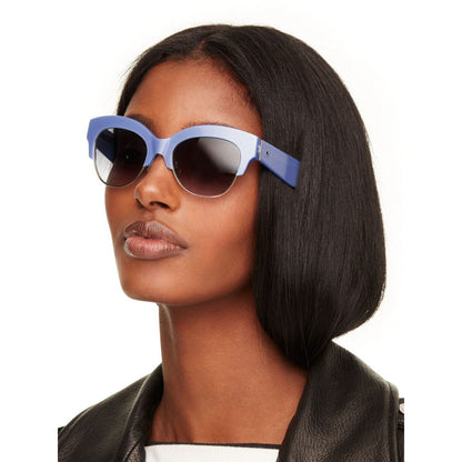 KATE SPADE WOMEN'S NIKKI/S CAT EYE SUNGLASSES BLUE