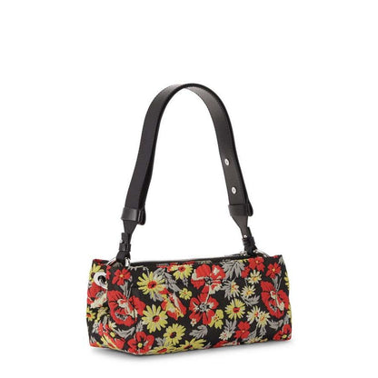 Ganni Pillow Baguette Bag - Meadow Black Floral Shoulder Clutch