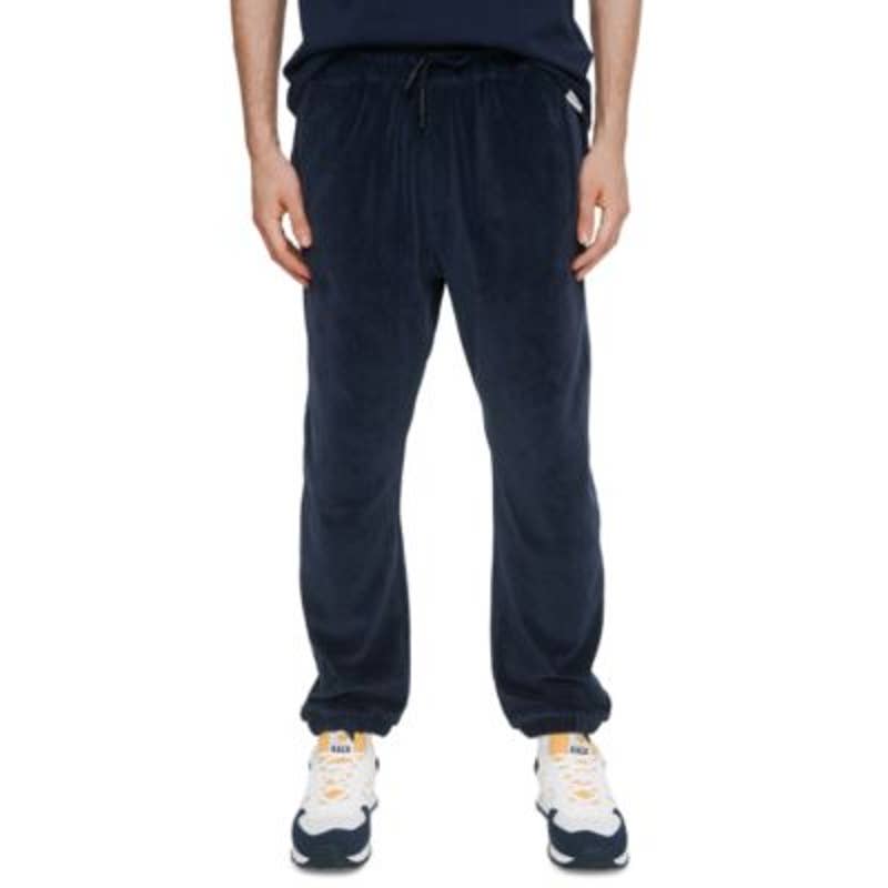 ElevenParis Men's Navy Blue Velour Joggers Sweatpants, Size Large, NWT!