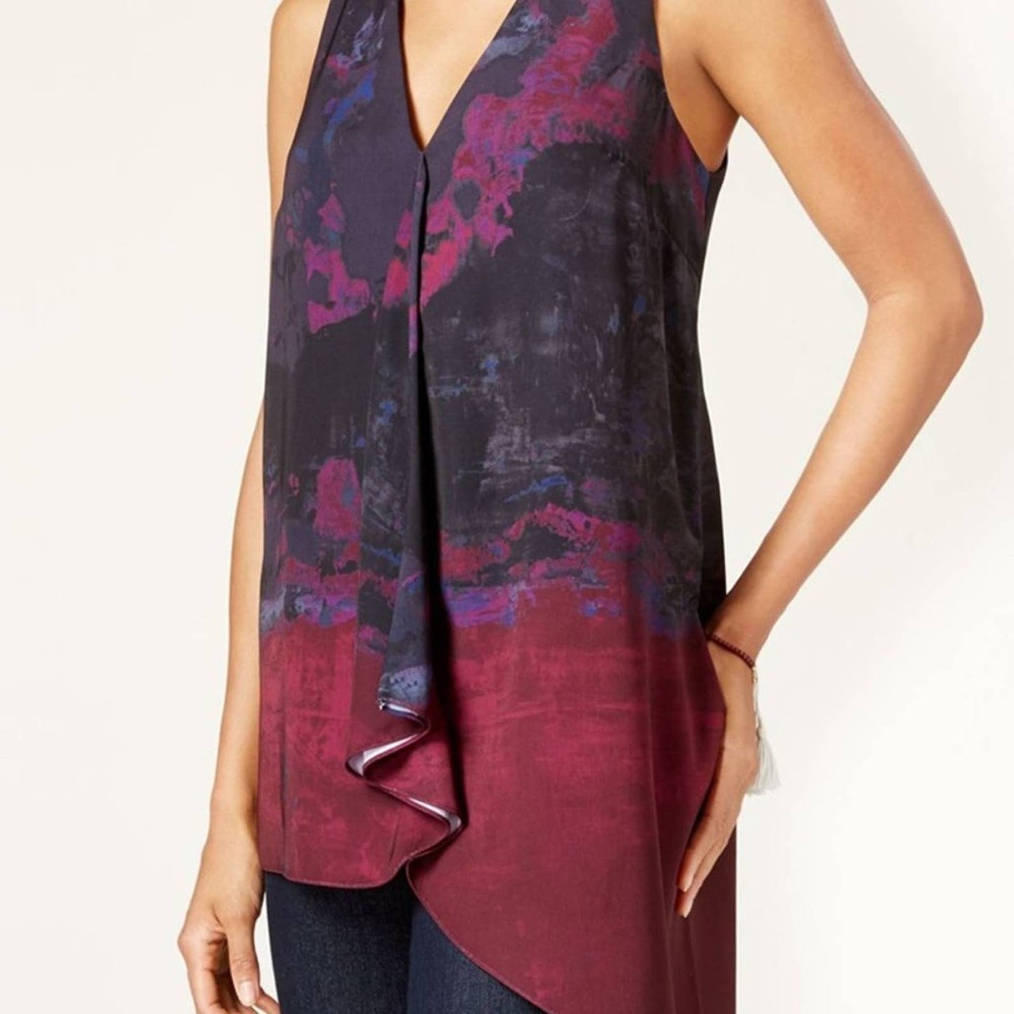 RACHEL ROY Woman Plus Dark Mulberry Tank