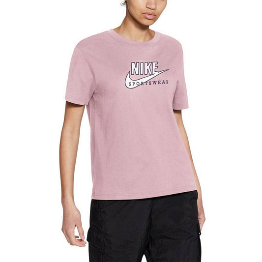 Nike Sportswear Cotton Heritage T-Shirt Pink Foam, NWT