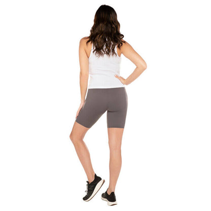 MIRACLE SUIT WOMEN'S ATHLEISURE BIKE SHORT PAVEMENT GRAY