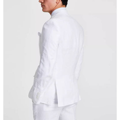 BAR III Men's White Blazer Jacket