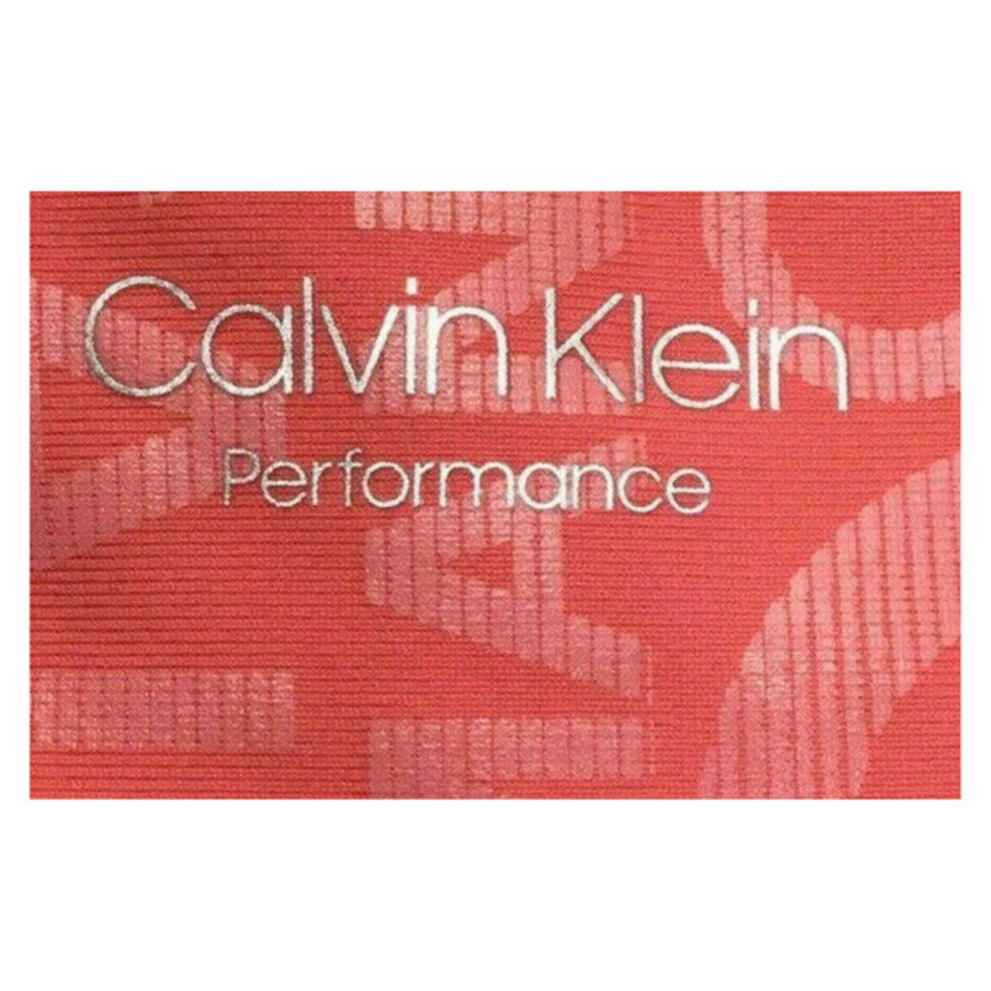 Calvin Klein Printed Strappy-Back Padded Tank Top Logo Line Radiance, NWT