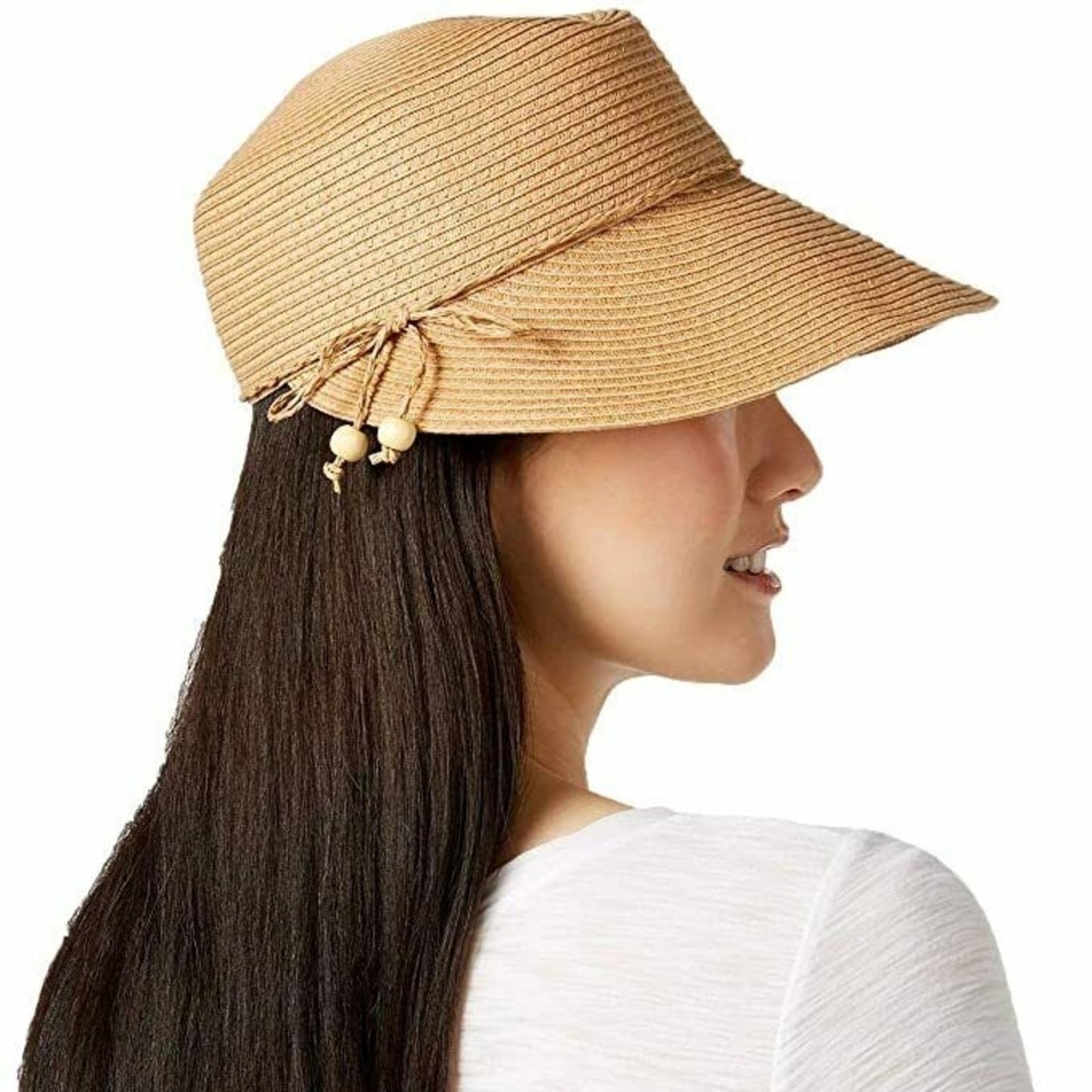 August Hat Company Natural Tan Straw Sunhat, “Classic Framer”, NWT!