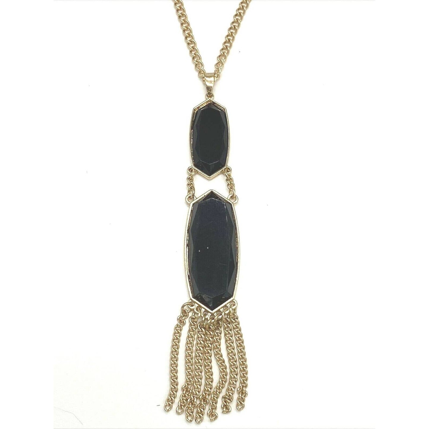 THALIA SODI, Black & Gold Pendant Necklace, NWT, $29.50