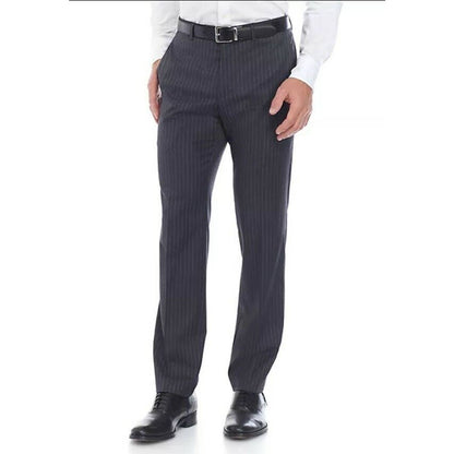 Tommy Hilfiger Stripe Stretch Classic Fit Suit Separate Pants Grey/Wt