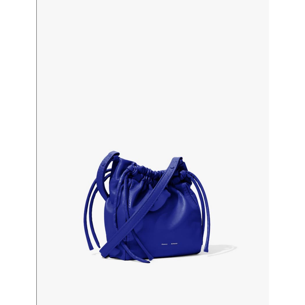 PROENZA SCHOULER Drawstring Pouch Shoulder Bag Cobalt Blue