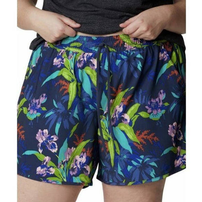 Columbia Women's Plus Size Bogata Bay Stretch Shorts Lapis Blus Magnolia