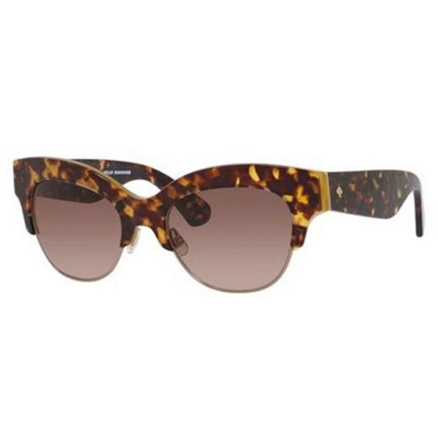 KATE SPADE WOMEN'S NIKKI/S SUNGLASSES HAVANA YELLOW/BROWN