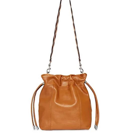 Rebecca Minkoff Caramel Brown Pebbled Leather Shoulder Bag w/ Gold Hardware, NWT