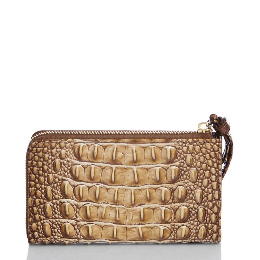 Brahmin Corie Teak Ombre Melbourne Wrislet Wallet