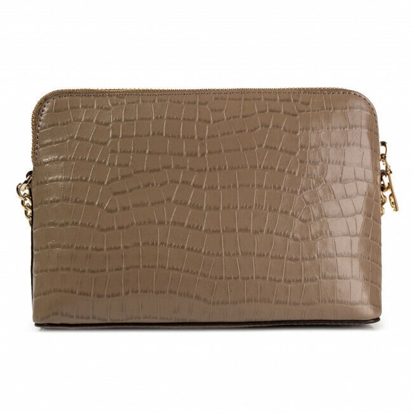 DKNY BRYANT DOME ICONIC CROSSBODY, EMBOSSED DUNE LEATHER, NWT $175