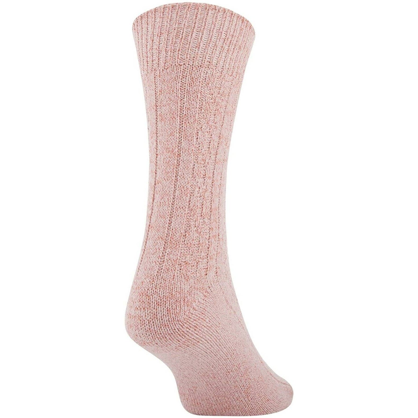 Gold Toe 2-Pk. Soft Cable Boot Socks Bright Coral, Khaki Marl NWT