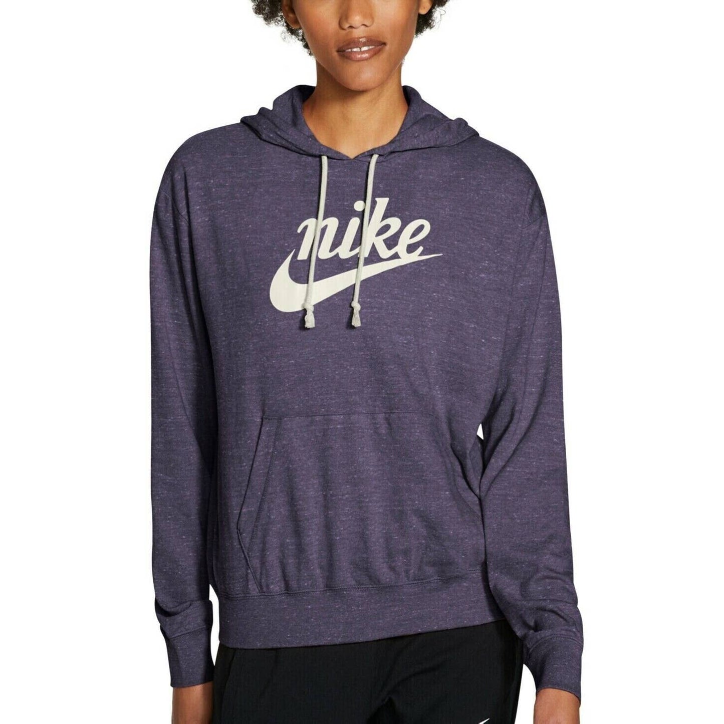 Nike Sportswear Gym Vintage Logo Hoodie Dark Raisin, S, NWT