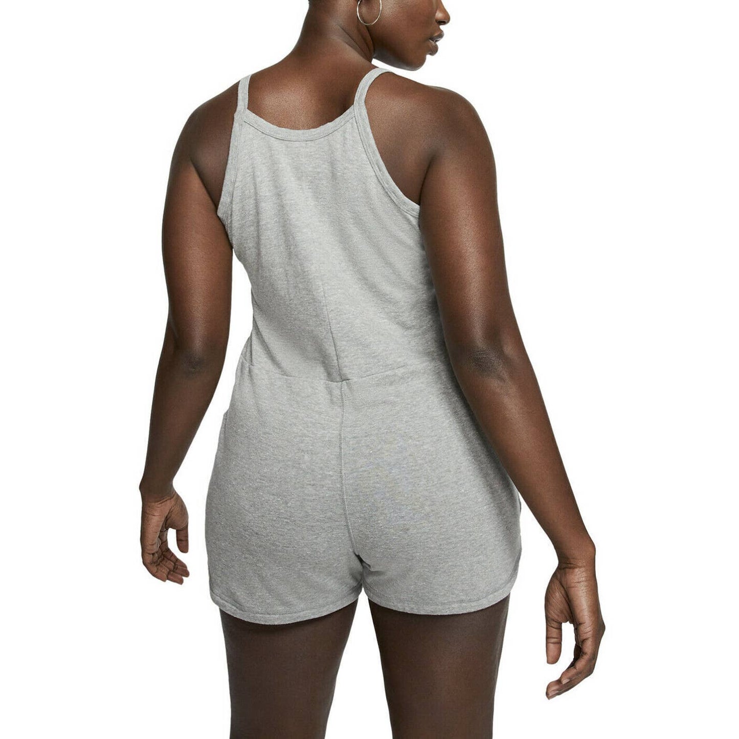 Nike Women's Sportswear Gym Vintage Romper Dark Gray Heather, NWT