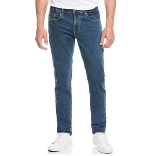 Perry Ellis America Men's Medium Indigo Denim Jeans, Slim Fit, NWT!