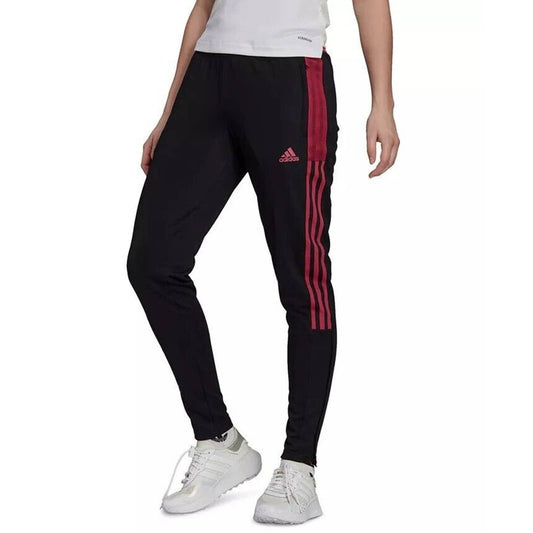 Adidas Women's Tiro 21 Track Pants Black Bright Pink