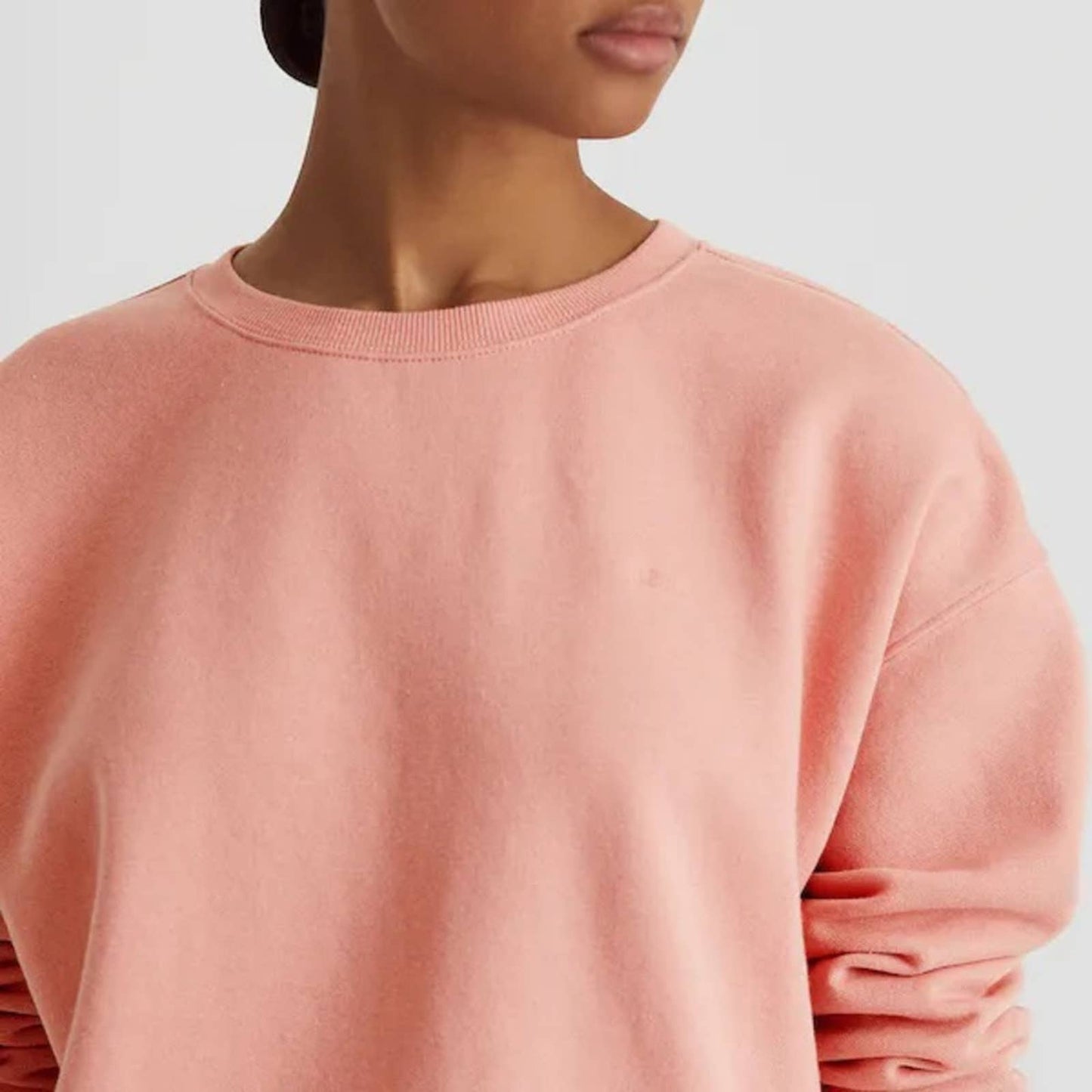 Lauren Ralph Lauren Pink Rose Tan Crewneck Sweatshirt, Size Medium, NWT!!