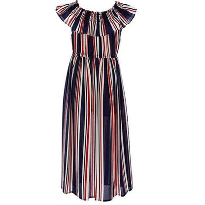 BONNIE JEAN GIRL'S WALKTHROUGH ROMPER RED WHITE BLUE