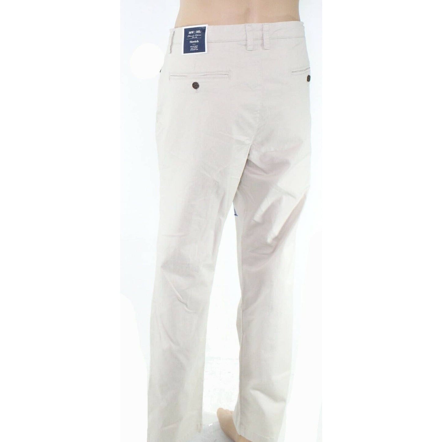CLUB ROOM, Men's Serine Beige Pants, Classic Fit, Size 34W 32L, NWT $89