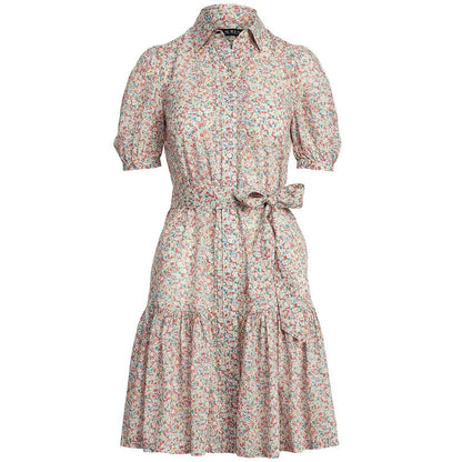 Lauren Ralph Lauren Floral Cotton Voile Puff-Sleeve Multicolor