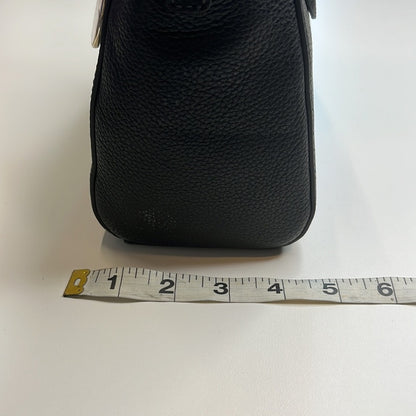 Furla Black Pebbled Leather Handbag w/ Removable Strap