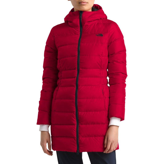 The North Face Women's Gotham Hooded Puffer Parka II Heatseeker Red XS NWT, $249