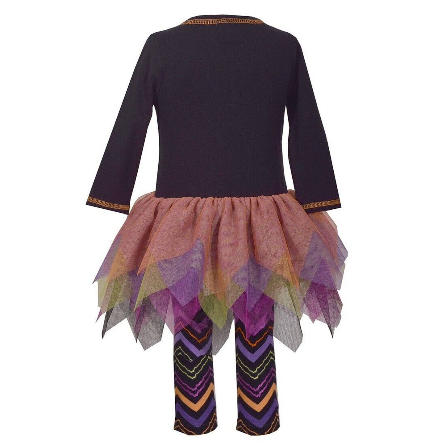 Bonnie Baby Girls Halloween Tutu Tunic Legging Set FaBOOlous, Toddler, NWT