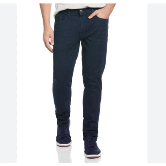 Perry Ellis America Men's Dark Rinse Denim Jeans, Straight Leg, Size 36x32, NWT!