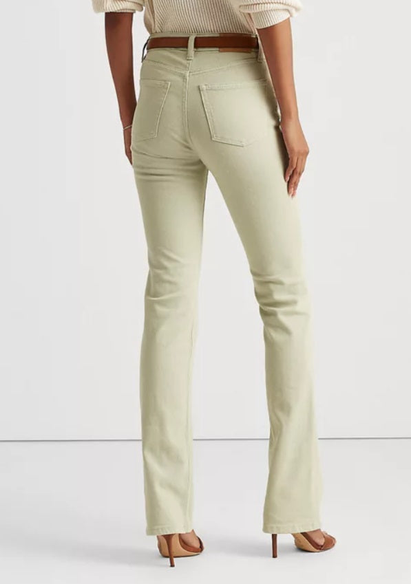 Lauren Ralph Lauren High-Rise Boot Jeans Ranch Sage Wash