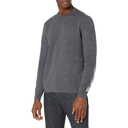 Theory Men's "Arnaud" Dark Heather Gray Regal Mock Neck Sweater