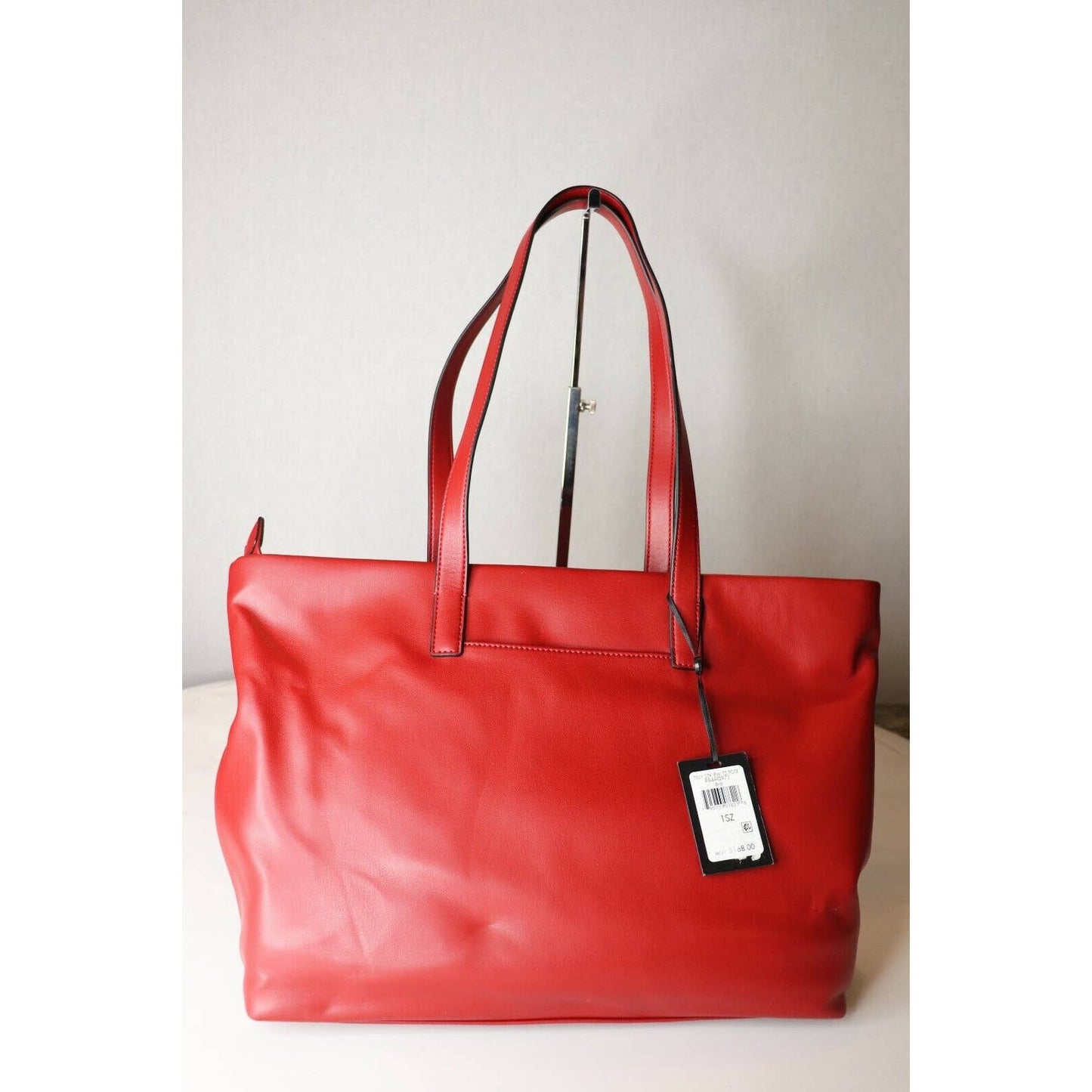 DKNY Tilly Stacked Logo Top Zip Tote, Red, NWT, $168