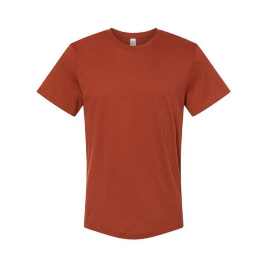 Alternative Men's Burnt Orange Red Clay Organic Crewneck Tee Shirt, Size Large
