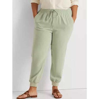 Lauren Ralph Lauren Women's Ranch Sage Crepe Side Stripe Sweatpants
