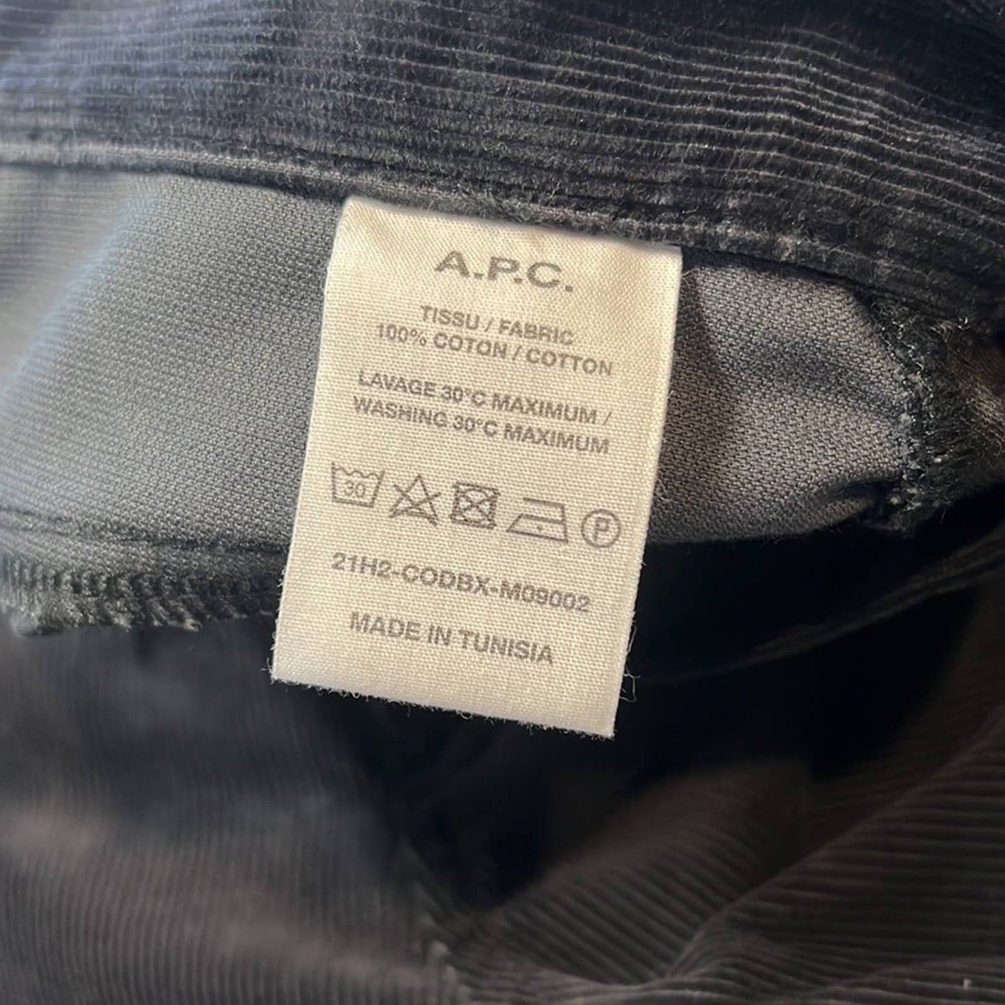 APC Men’s Black Corduroy Pants w/ Pockets, NWT!