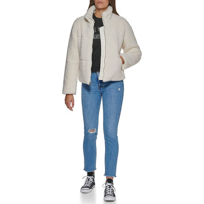 Levi's Women's Breanna Sherpa Zip Front Jacket