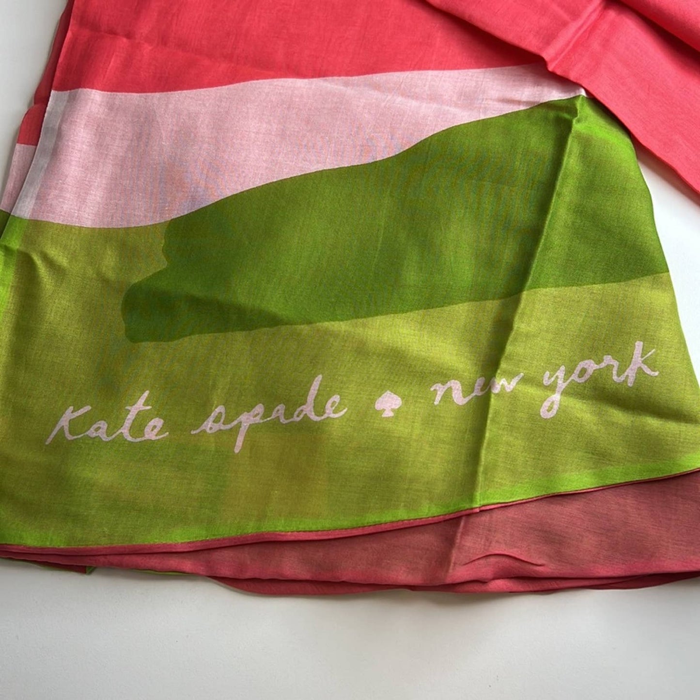 Kate Spade Pink, Black, & Green Watermelon Pareo Wrap,