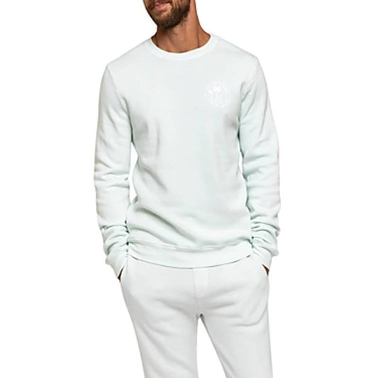 Sol Angeles Men's Mint Crewneck "Dew" Sweater, Size Large
