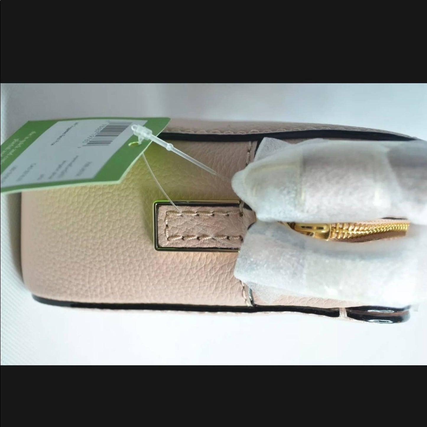 Kate Spade “Kingston Drive” Pale Pink Leather Crossbody Bag, Gold Hardware