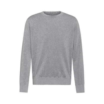 HUGO HUGO BOSS OVERSIZED-FIT WOOL-BLEND SWEATER WITH SPARKLE EFFECT