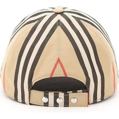 BURBERRY UNISEX 8011952 CLASSIC CHECK BASEBALL CAP, SMALL ADJUSTABLE