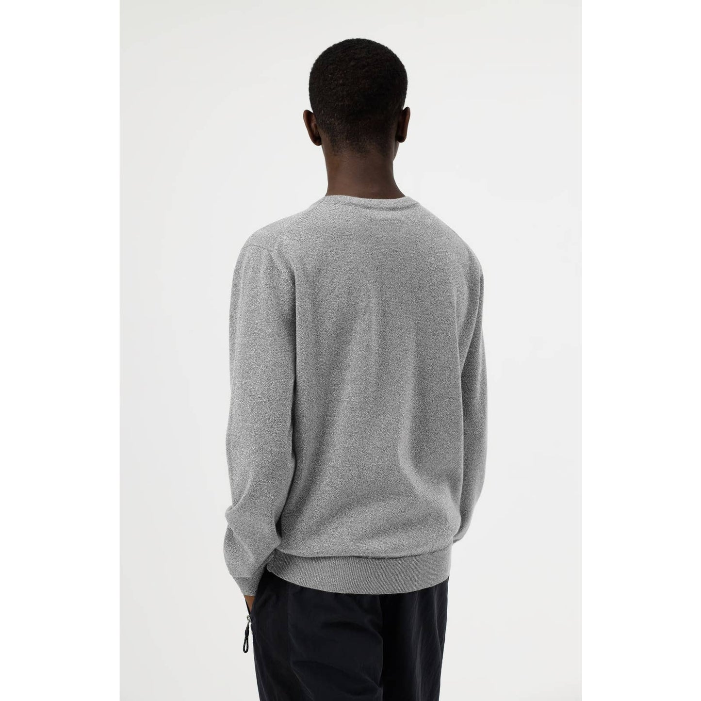 HUGO HUGO BOSS OVERSIZED-FIT WOOL-BLEND SWEATER WITH SPARKLE EFFECT