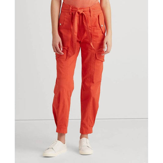 Lauren Ralph Lauren Women's Port Orange Micro-Sanded Twill Pants, Hyannis, 14