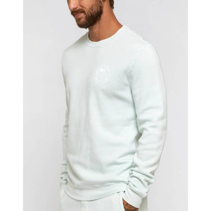 Sol Angeles Men's Mint Crewneck "Dew" Sweater