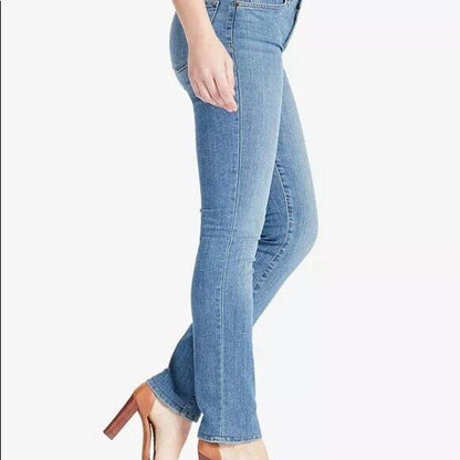 LAUREN RALPH LAUREN LADIES PREMIERS STRAIGHT PETITIE JEANS